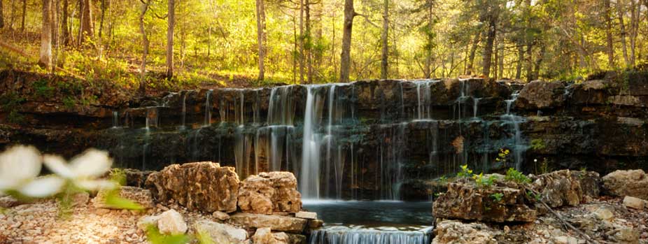 Branson Woods: Waterfall